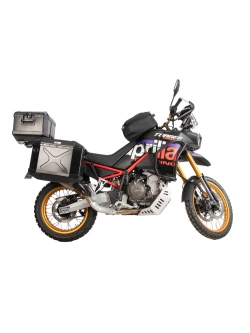 Zestaw: kufry boczne + stelaże Hepco&Becker Xplorer Cutout Aprilia Tuareg 660 Rally (25-) czarne