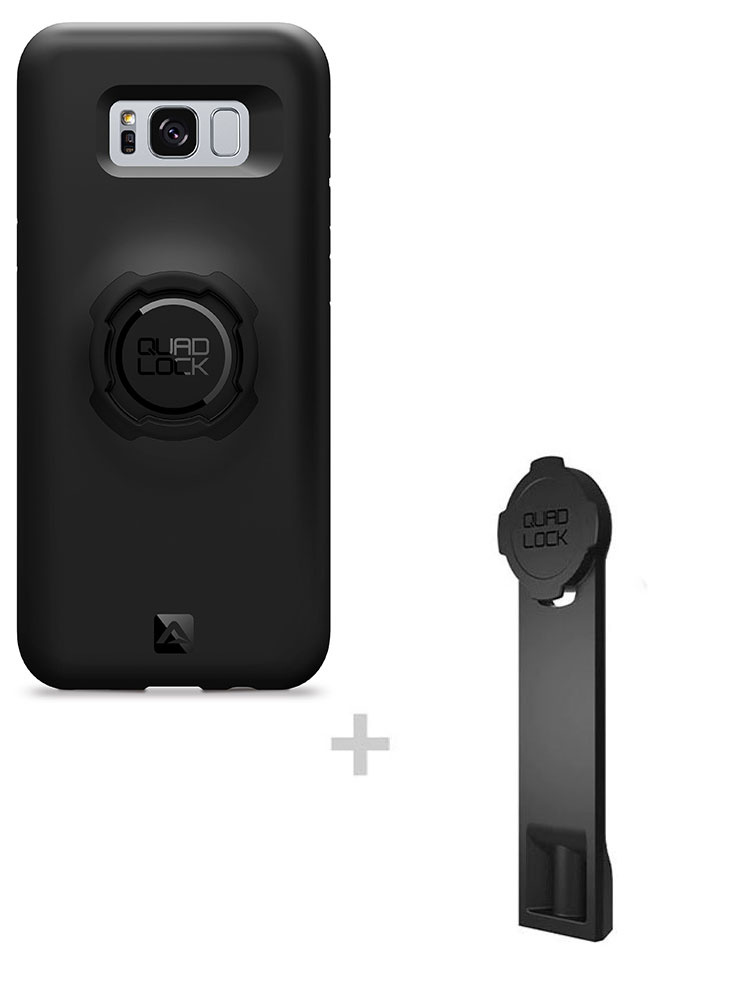 Zestaw: etui na telefon Samsung Galaxy S8+ + adapter do statywu Quad Lock