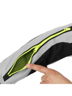 Kurtka motocyklowa tekstylna Shima Hero 3.0 G2 szaro-fluo żółta