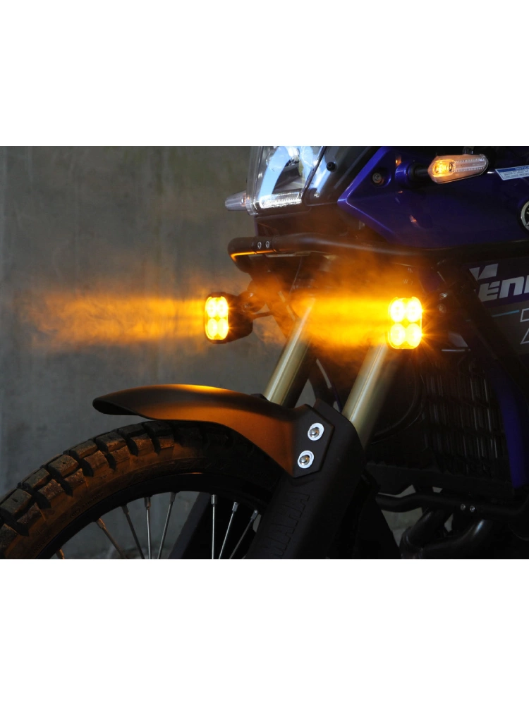 Światło drogowe Denali DL4 z technologią Datadim bursztynowe