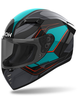Kask integralny Airoh Connor Dunk czarno-niebieski