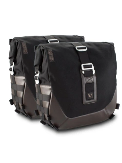 Zestaw sakw bocznych Legend Gear LC2 ze stelażami SW-Motech Suzuki GSX-8T/ TT (25-) czarno-brązowe [poj.: 2 x 13,5 L]