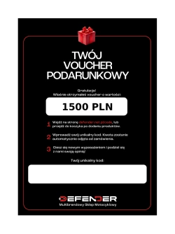Voucher podarunkowy o wartości 1500,- PLN [wersja elektroniczna]
