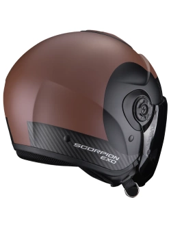 Kask otwarty Scorpion Exo-City II Sheer brązowo-czarny matowy