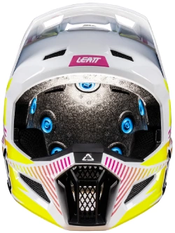 Kask enduro Leatt Moto 3.5 z goglami czarno-biało-żółtymi