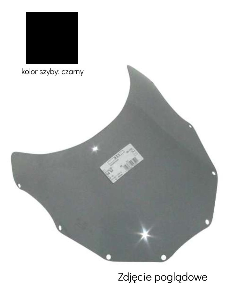 Szyba motocyklowa MRA Spoiler "S" Kawasaki ZR 7 R (96-03) czarna