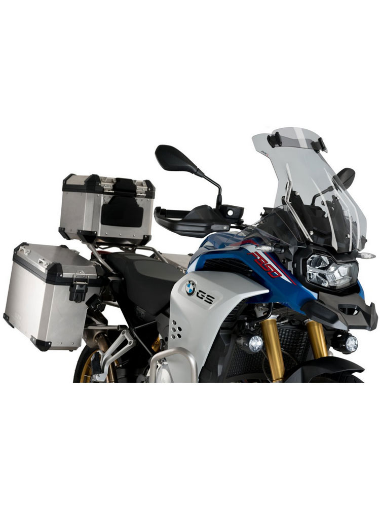 Szyba turystyczna z deflektorem PUIG BMW F750GS / F850GS / Adv. (18-24) lekko przyciemniana