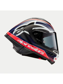 Kask integralny Alpinestars Supertech R10 Team czarno-czerwono-biały