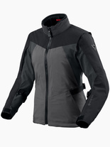Kurtka motocyklowa damska tekstylna REV’IT! Lamina GTX szaro-czarna