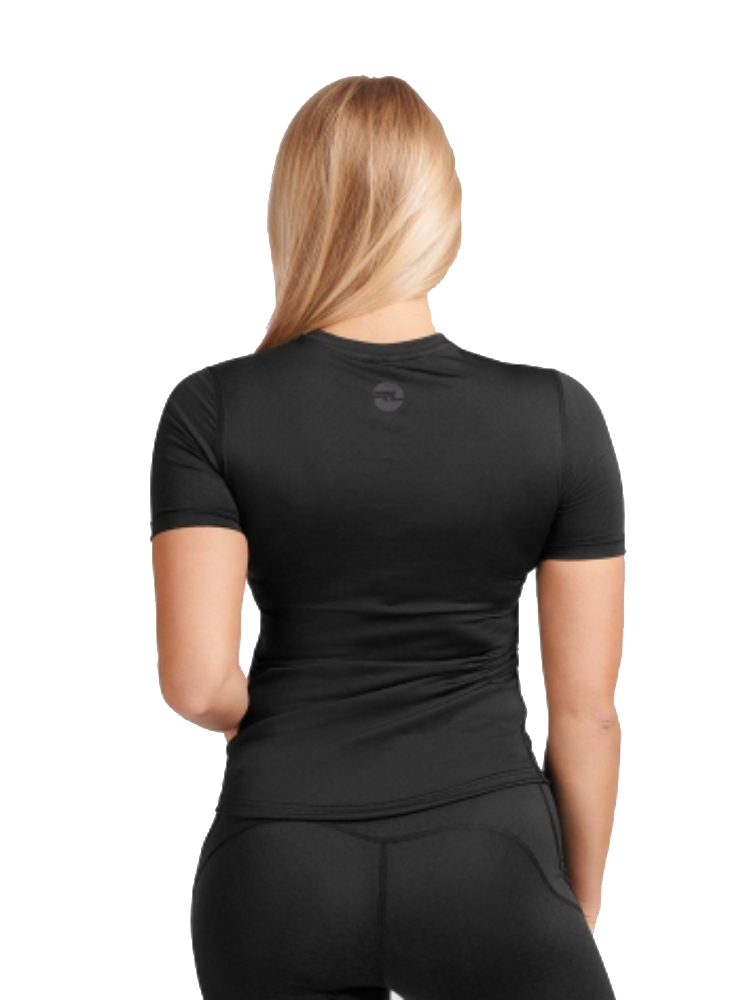 Koszulka termoaktywna damska z krótkim rękawem Redline Venus 2.0 Outlast czarna