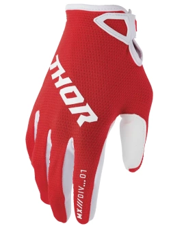 Rękawice cross Thor Ridemode Static czerwone