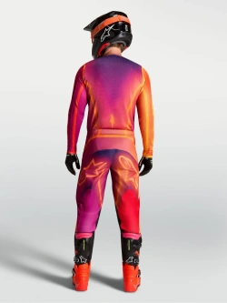 Bluza cross Alpinestars MX Fluid Kepler fioletowo-pomarańczowa
