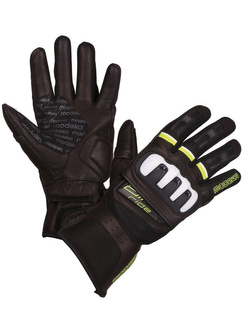 Rękawice motocyklowe Modeka Air Ride czarno-biało-neonowe