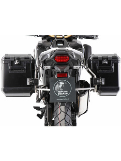 Zestaw: kufry boczne + stelaże Hepco&Becker Xplorer Cutout Honda CRF 1100L Africa Twin (24-) czarne