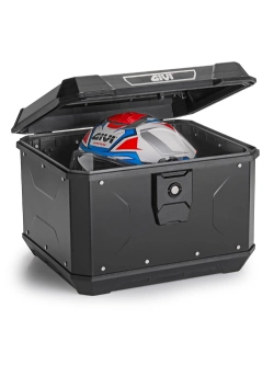 Kufer centralny GIVI Monolock ALP44B2 ALPINA aluminiowy z systemem Crablock, czarny [pojemność: 44 l]