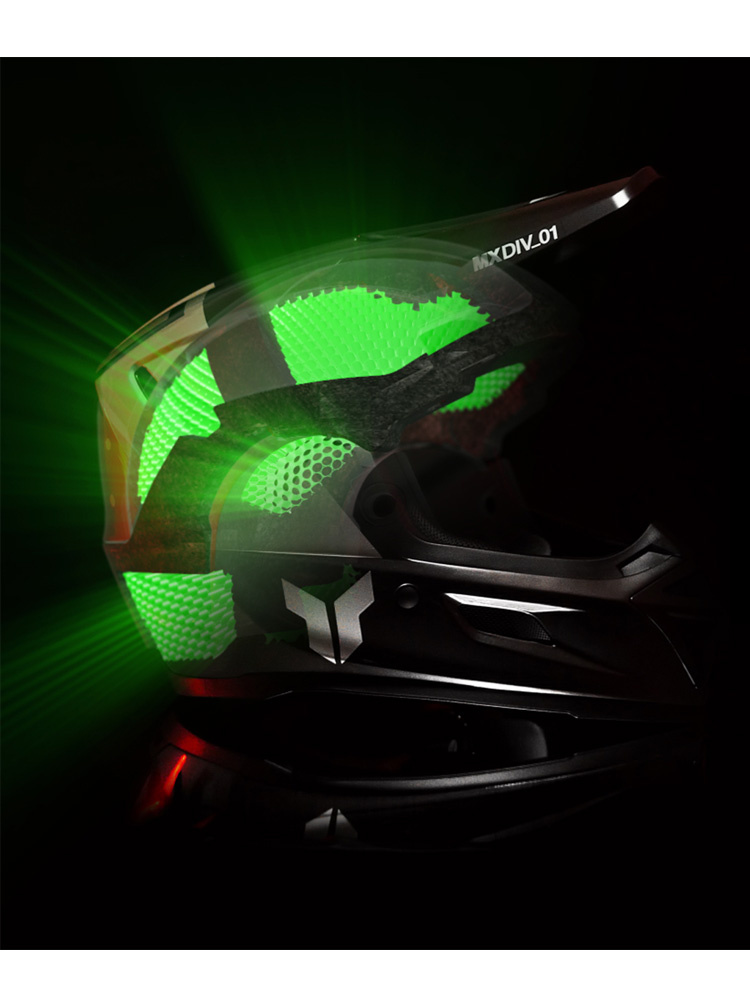 Kask enduro Thor Reflex Sport Riot szaro-żółty