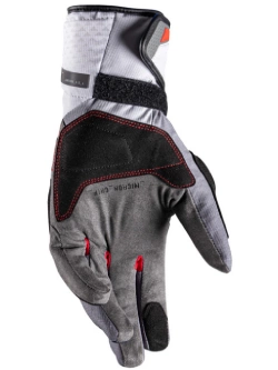 Rękawice motocyklowe Leatt ADV Subzero 5.5 Iron czarno-biało-szare