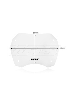 Szyba do skutera WRS Sport Honda SH 300 (15-21) przezroczysta