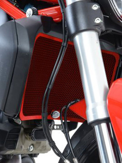 Osłona chłodnicy oleju R&G Racing Ducati (wybrane modele) czerwona