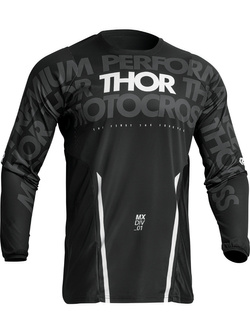 Bluza enduro Thor Pulse Mono czarno-biała