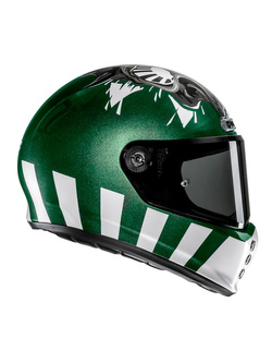 Kask integralny HJC V10 Crania zielono-biały