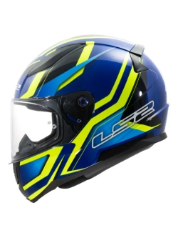 Kask integralny LS2 FF353 Rapid II Flitz czarno-niebiesko-żółty