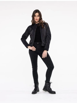 Kurtka motocyklowa tekstylna damska John Doe Aero Mesh czarna