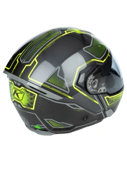 Kask szczękowy Klim GT1 Expedition Encrypted czarno-szaro-żółty