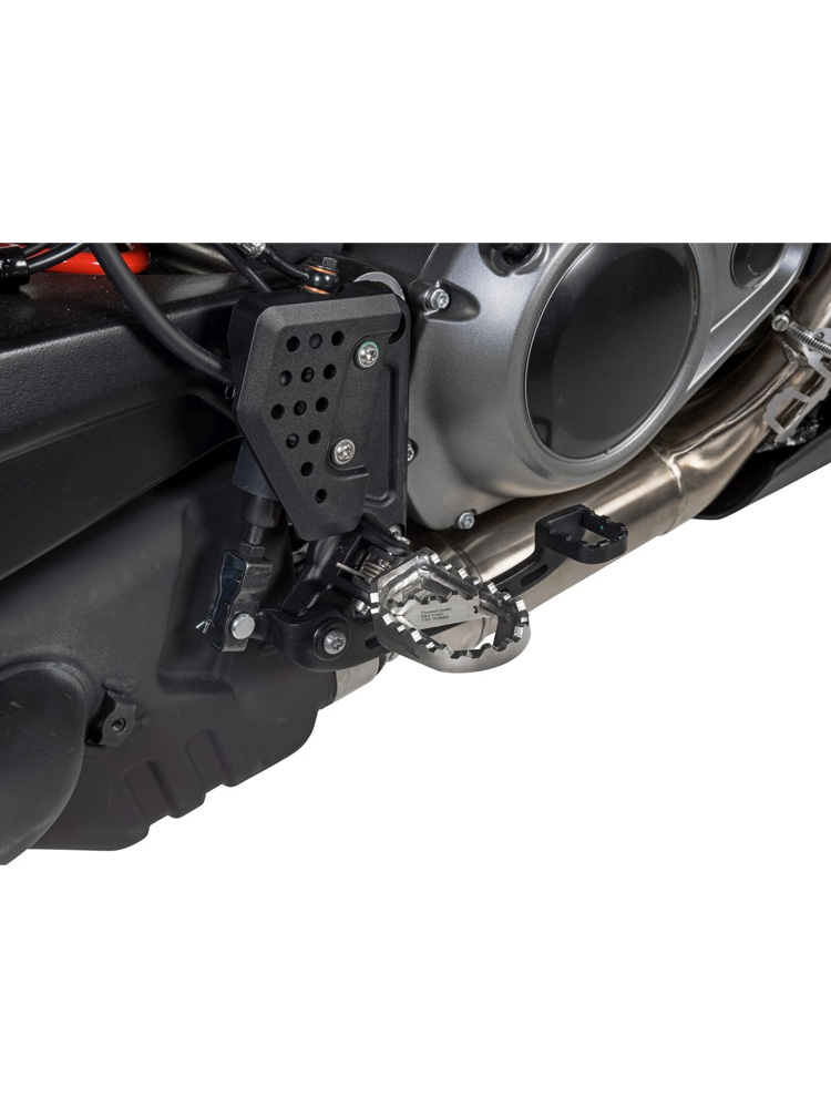 Podnóżki Touratech Works Harley Davidson RA1250 Pan America srebrne