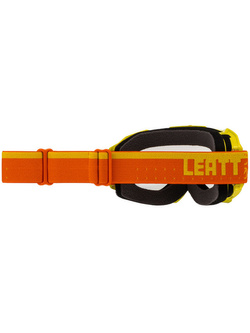 Gogle motocyklowe z przezroczystą szybą Leatt Velocity 4.5 Citrus żółto-pomarańczowe