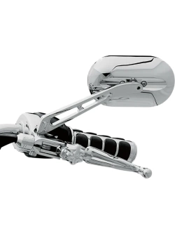 Lusterka motocyklowe Kuryakyn Magnum srebrne [wys. 83 mm]