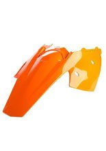 Błotnik motocyklowy tylny Acerbis KTM EXC/ EXC-F/ EXC-R [+ boki] pomarańczowy połysk