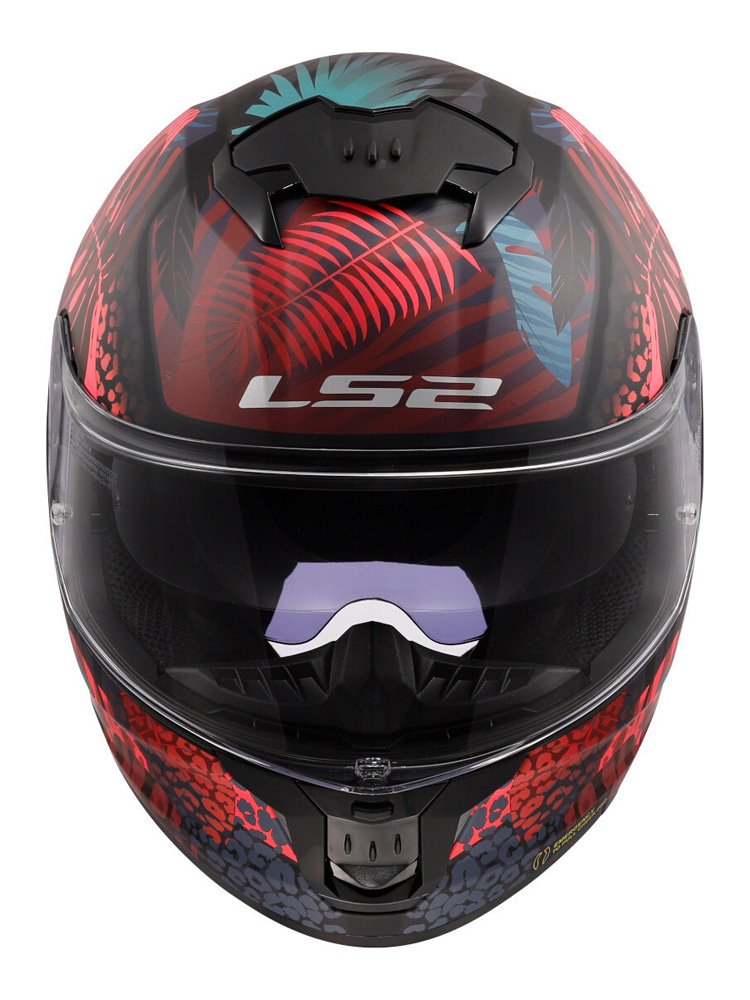 Kask integralny LS2 FF808 Stream II Jungle czarno-różowo
