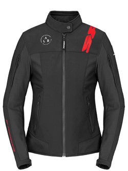 Kurtka motocyklowa damska tekstylna Spidi Corsa Tex czarno-czerwona