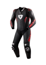 Kombinezon motocyklowy jednoczęściowy REV’IT! Argon 3 czarno-fluo czerwony