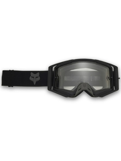 Gogle motocyklowe z Fox Airspace Enduro z przezroczystą szybą czarne