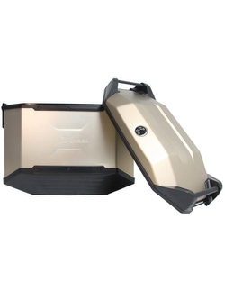 Kufer Hepco&Becker Xceed 38 srebrny - kufer boczny prawy [pojemność: 38L]