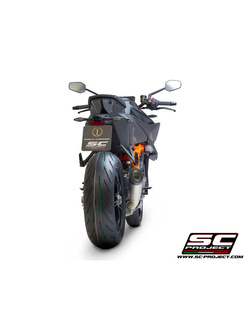 Tłumik SC-Project S1 Titanium / Stainless Steel Black (Slip on) - KTM 1290 Super Duke R [20]
