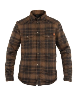 Koszula motocyklowa John Doe Motoshirt Woody brązowa