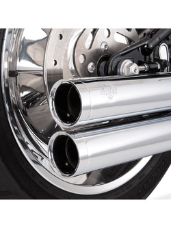 Pełny układ wydechowy Vance & Hines Big Shots Long do wybranych modeli Harleya Davidsona Chromowany