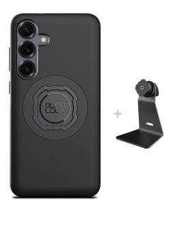 Zestaw na biurko: etui MAG na telefon Samsung Galaxy S25+ (magnetyczne) + uchwyt Quad Lock