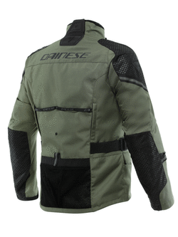 Kurtka motocyklowa tekstylna Dainese Ladakh 3L D-Dry zielono-czarna