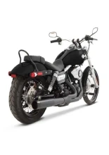 Pełny układ wydechowy 2-into-1 Rinehart Racing do wybranych modeli Harley Davidson Dyna czarny [06-17]