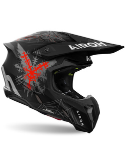 Kask enduro Airoh Twist 3 Arcade czarno-szary