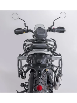 Zestaw: kufry boczne DUSC L + kufer centralny DUSC L + stelaże PRO + stelaż Adventure-Rack SW-Motech Royal Enfield Himalayan 450 (23-) [poj.: 3 x 41l]
