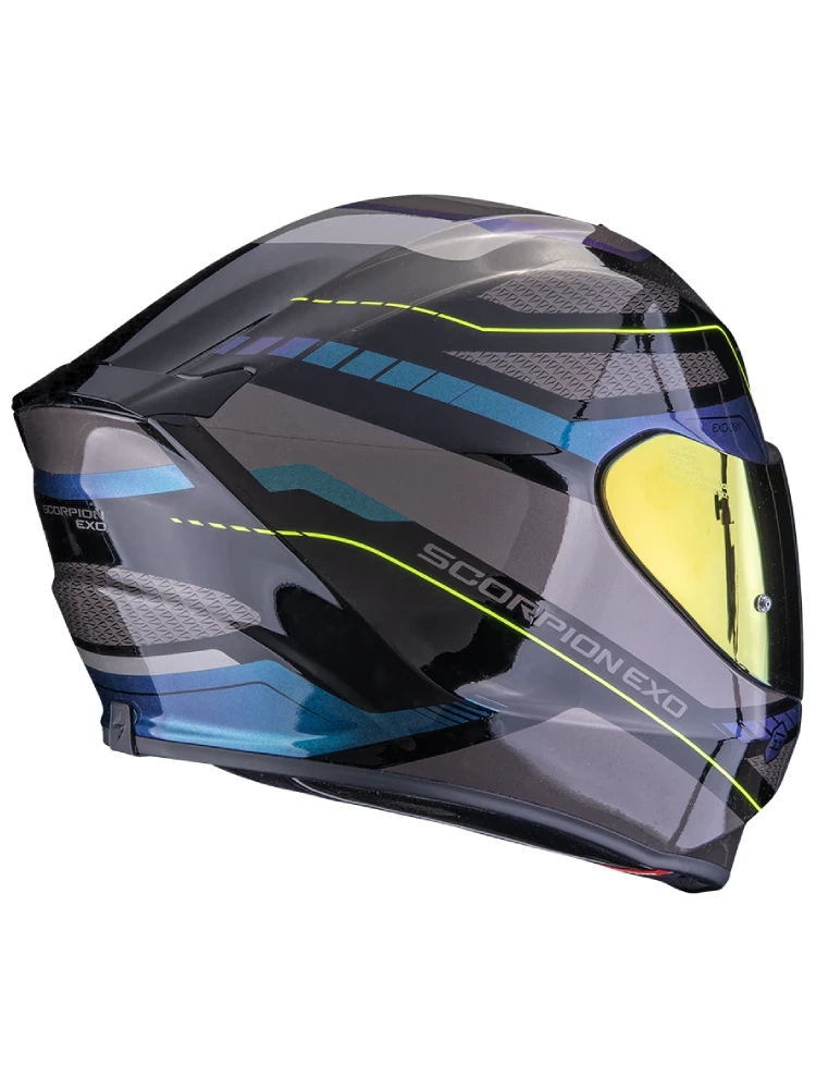 Kask integralny Scorpion Exo-391 Leo czarno-niebieski