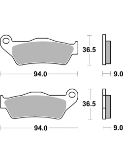 Klocki hamulcowe Brembo SA Harley Davidson Street 500 (15-20)/ Street 750 (14-20) [kpl. na 1 tarczę]