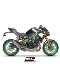 Tłumik motocyklowy SC-Project S1 Kawasaki Z 900 (25-) tytanowy z osłoną termiczną [z homologacją]