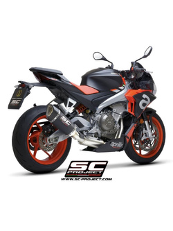 Pełny układ wydechowy SC-Project SC1-R Aprilia Tuono 660 (21-) włókno węglowe