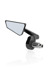 Lusterko Rizoma Cut-Edge lewe czarne